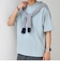 SHIPS any: JAPAN MADE ハイゲージ コットン リラックス リブネック Tシャツ◇