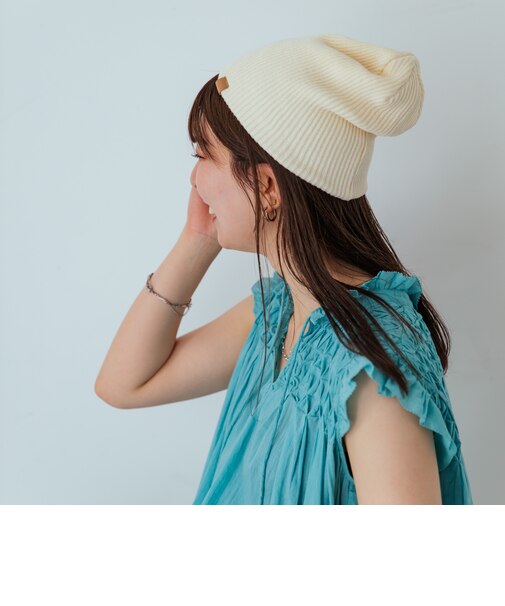 ワンポイント ピスネーム 2WAY ワッチキャップ (ユニセックス)◇