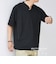 SHIPS any:〈接触冷感・遮熱・UVカット機能等〉サマーファンクション 鹿の子 ヘンリーネック Tシャツ◇