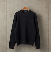 【SHIPS別注】FRED PERRY: シングル ティップ ワッフル ニット