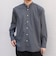 SHIPS any: LIM BLESS ソリッド / ストライプ バンドカラー シャツ 26AW◇