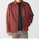 SHIPS: ポリエステル フェイク スエード コーチ ブルゾン