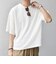 SHIPS any: ワッフル リラックス クルーネック Tシャツ◇
