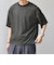 SHIPS any: ワッフル リラックス クルーネック Tシャツ◇