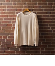 SHIPS: AUTHENTIC ベーシック ワッフル ロングスリーブ Tシャツ