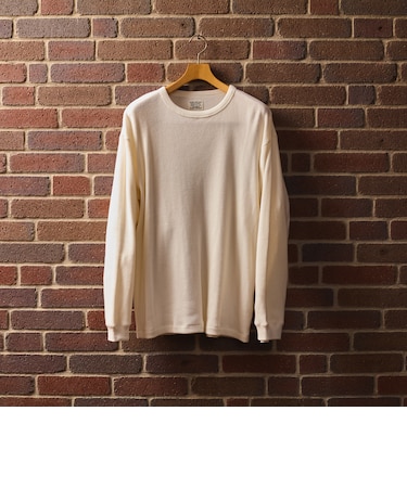 SHIPS: AUTHENTIC ベーシック ワッフル ロングスリーブ Tシャツ