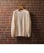 SHIPS: AUTHENTIC ベーシック ワッフル ロングスリーブ Tシャツ