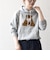 《一部追加予約》【WEB限定/SHIPS any別注】THE KNiTS:〈洗濯機可能〉ロゴプリント フーディー パーカー