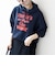 《一部追加予約》【WEB限定/SHIPS any別注】THE KNiTS:〈洗濯機可能〉ロゴプリント フーディー パーカー