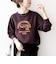 【SHIPS any別注】THE KNiTS:〈洗濯機可能〉ロゴ プリント スウェット