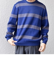〈手洗い可能〉コットン カシミヤ スウェットライク ニット 26AW◆
