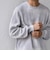 〈手洗い可能〉コットン カシミヤ スウェットライク ニット 26AW◆