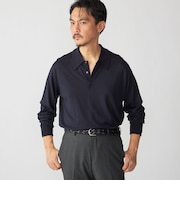 【SHIPS別注】JOHNSMEDLEY: ISIS ロングスリーブ ニット ポロシャツ