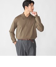 【SHIPS別注】JOHNSMEDLEY: ISIS ロングスリーブ ニット ポロシャツ