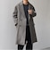 PURE WOOL MELTON ダブル チェスターコート 26AW◆
