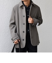 PURE WOOL MELTON シングル Pコート 26AW◆
