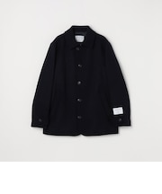 PURE WOOL MELTON シングル Pコート 26AW◆