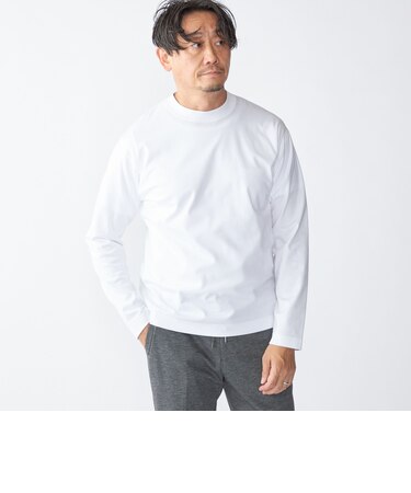 SHIPS: ハイゲージ クルーネック ロングスリーブ Tシャツ