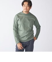 SHIPS: ハイゲージ クルーネック ロングスリーブ Tシャツ
