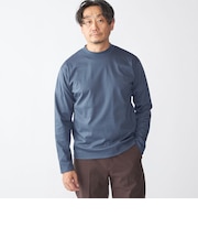 SHIPS: ハイゲージ クルーネック ロングスリーブ Tシャツ