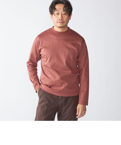 SHIPS: ハイゲージ クルーネック ロングスリーブ Tシャツ