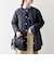 Traditional Weatherwear: ARKLEY Aライン ミドル ノーカラー コート