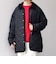 【SHIPS any別注】TAION:〈手洗い可能〉ダイヤキルト ダウン ハーフコート 25AW◇