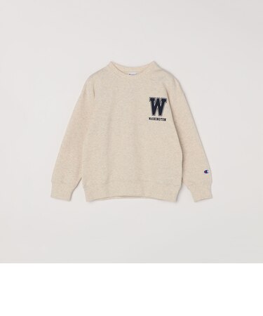Champion: クルーネック ワシントン ロゴ スウェット<KIDS>