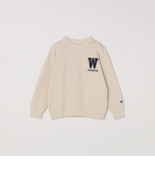 Champion: クルーネック ワシントン ロゴ スウェット<KIDS>