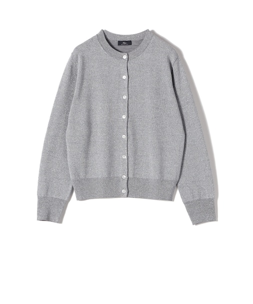 SHIPS Primary Navy Label:〈手洗い可能〉VICTORIA ラメ カーディガン