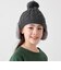 ポンポン イヤーマフ ニット キャップ<KIDS>◇