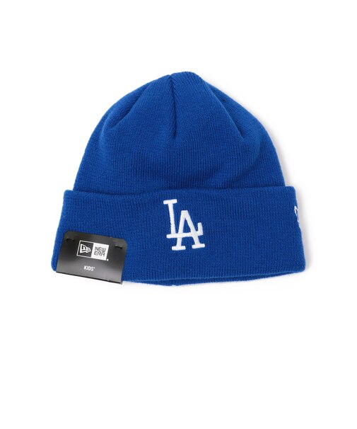 NEW ERA: ベーシック MLB ロゴ 刺繍 ニットキャップ <KIDS>