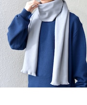 SHIPS any: サープラスヤーン ウール カシミヤ ストール◇
