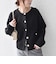 【WEB限定】〈手洗い可能〉ブークレ ニット ジャケット◇