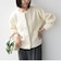 【WEB限定】〈手洗い可能〉ブークレ ニット ジャケット◇