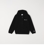 Champion:〈洗濯機可能〉フリース ジップ フード ジャケット<KIDS>