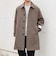 PURE WOOL MELTON ステンカラー コート 26AW◆