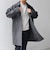 PURE WOOL MELTON ステンカラー コート 26AW◆