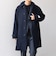 PURE WOOL MELTON ステンカラー コート 26AW◆