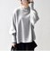 【WEB限定】〈手洗い可能〉ダブルフェイス ボリュームスリーブ ニット プルオーバー