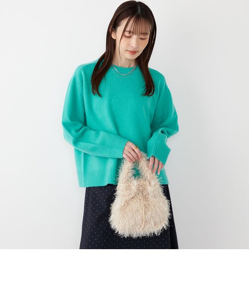 SHIPS Colors:〈手洗い可能〉CASHMILE(R) サドルショルダー ニット