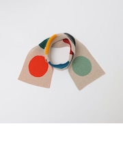JO GORDON: Small Multicolour spot scarf