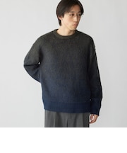 City Ambient Products: グラデーション シャギー クルーネック ニット