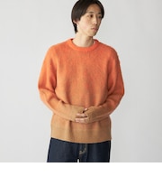City Ambient Products: グラデーション シャギー クルーネック ニット