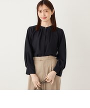 〈洗濯機可能〉ジョーゼット タックスリーブ ブラウス2◇