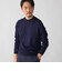 SHIPS:〈手洗い可能〉HANDFRAME 16ゲージ コットン/ウール モックネック ニット