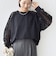 【WEB限定】〈手洗い可能〉レース コンビ カットソー