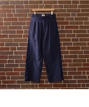 SHIPS: AUTHENTIC ナイロン カルゼ ワイド パンツ