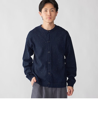 City Ambient Products: カラー ネップ クルーネック カーディガン