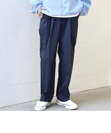 SHIPS any:〈洗濯機可能〉SOLOTEX(R) タイプライター 2タック イージー パンツ◇
